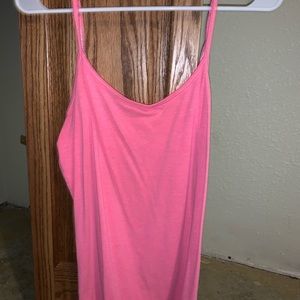 Pink tank top